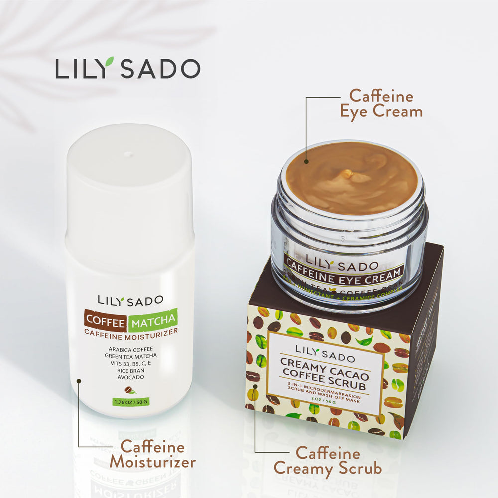LILY SADO Tea+C vegan formula communicates clean, plant-based care