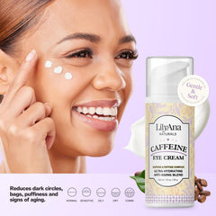 LilyAna Naturals eye cream under-eye area brightened for a rested look