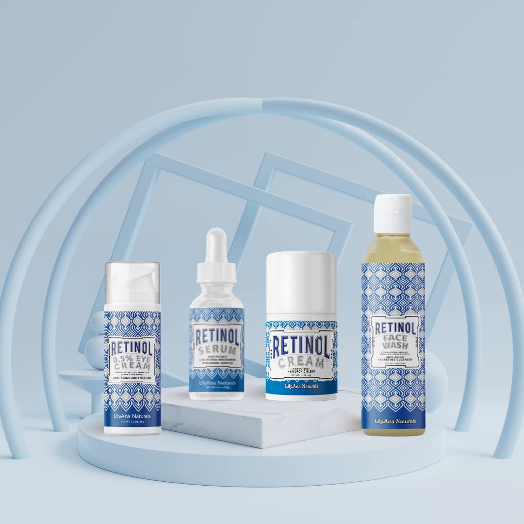 LilyAna Naturals face serum bottle enhances elasticity and brightens the skin