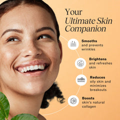 LilyAna Naturals serum drop close-up for smooth, even application