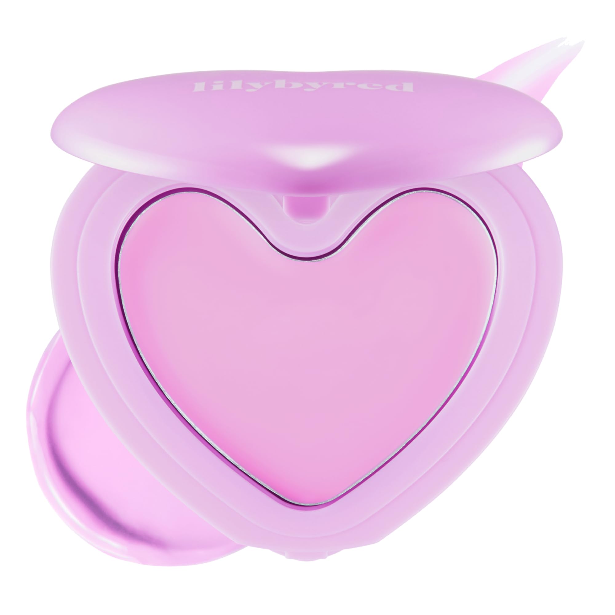 Lilybyred Luv Beam Cheek Balm heart-shaped blush adds playful color for a fresh radiance on cheeks.