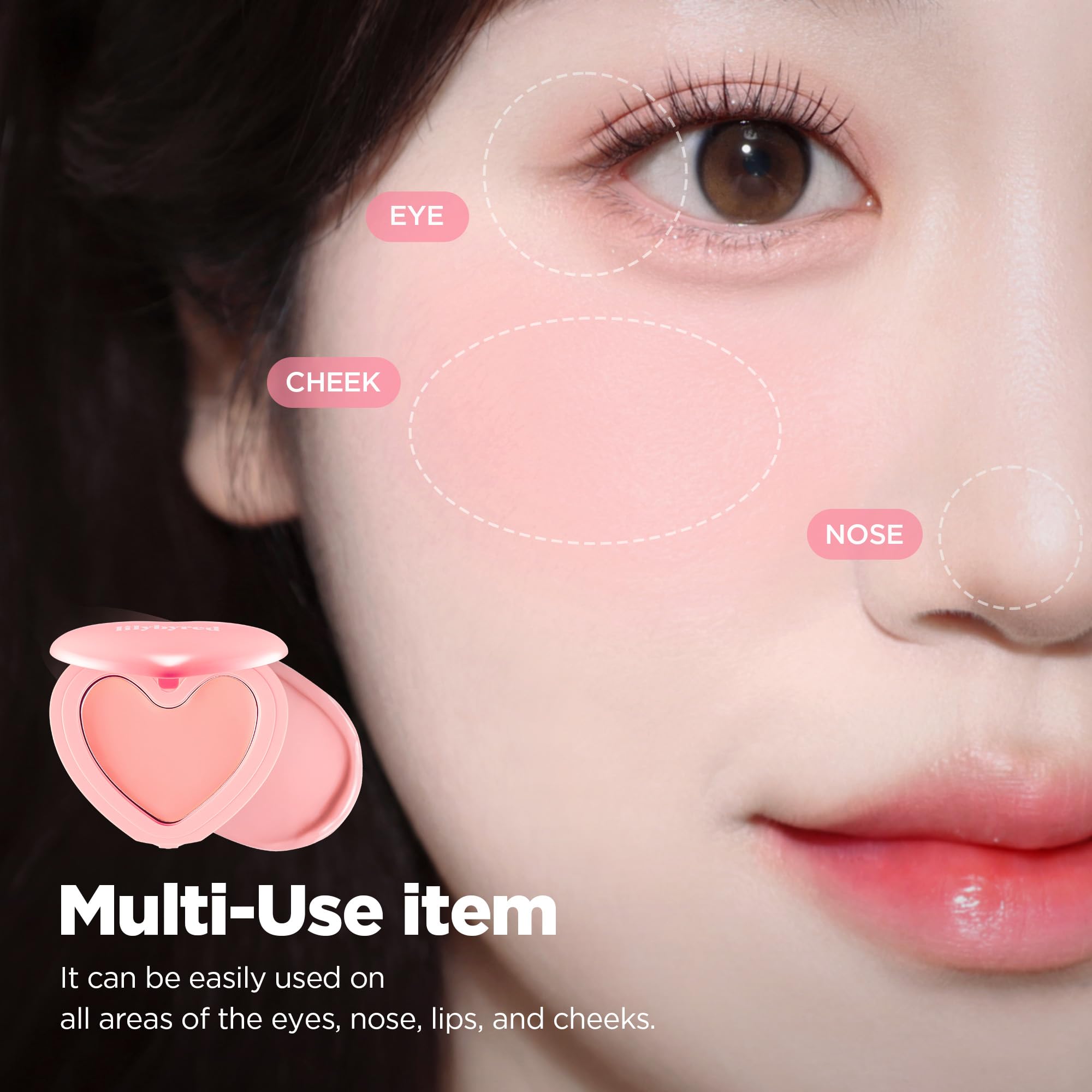 Lilybyred Luv Beam Cheek Balm long-wear formula holds color through the day
