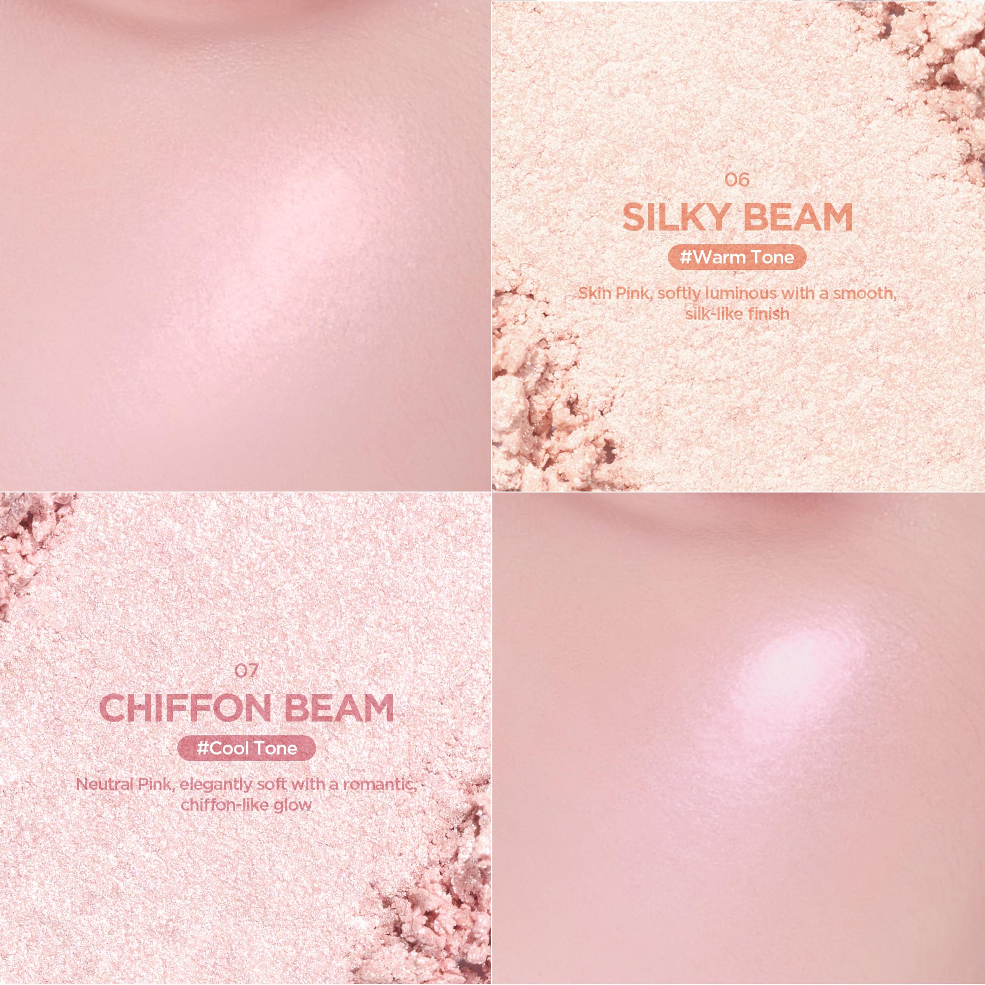 Lilybyred Luv Beam Glow Veil cupid's bow highlight for defined shape.