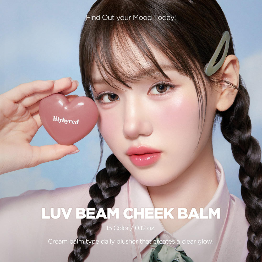 Lilybyred Luv Beam Cheek Balm showcases a semi matte finish for natural flush.