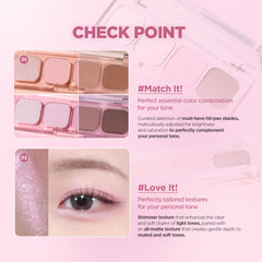 Lilybyred Mood It Palette step-by-step shading demonstrates natural dimension.