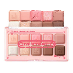 Lilybyred Mood Keyboard front view highlights portable, dome-shaped palette for on-the-go looks.