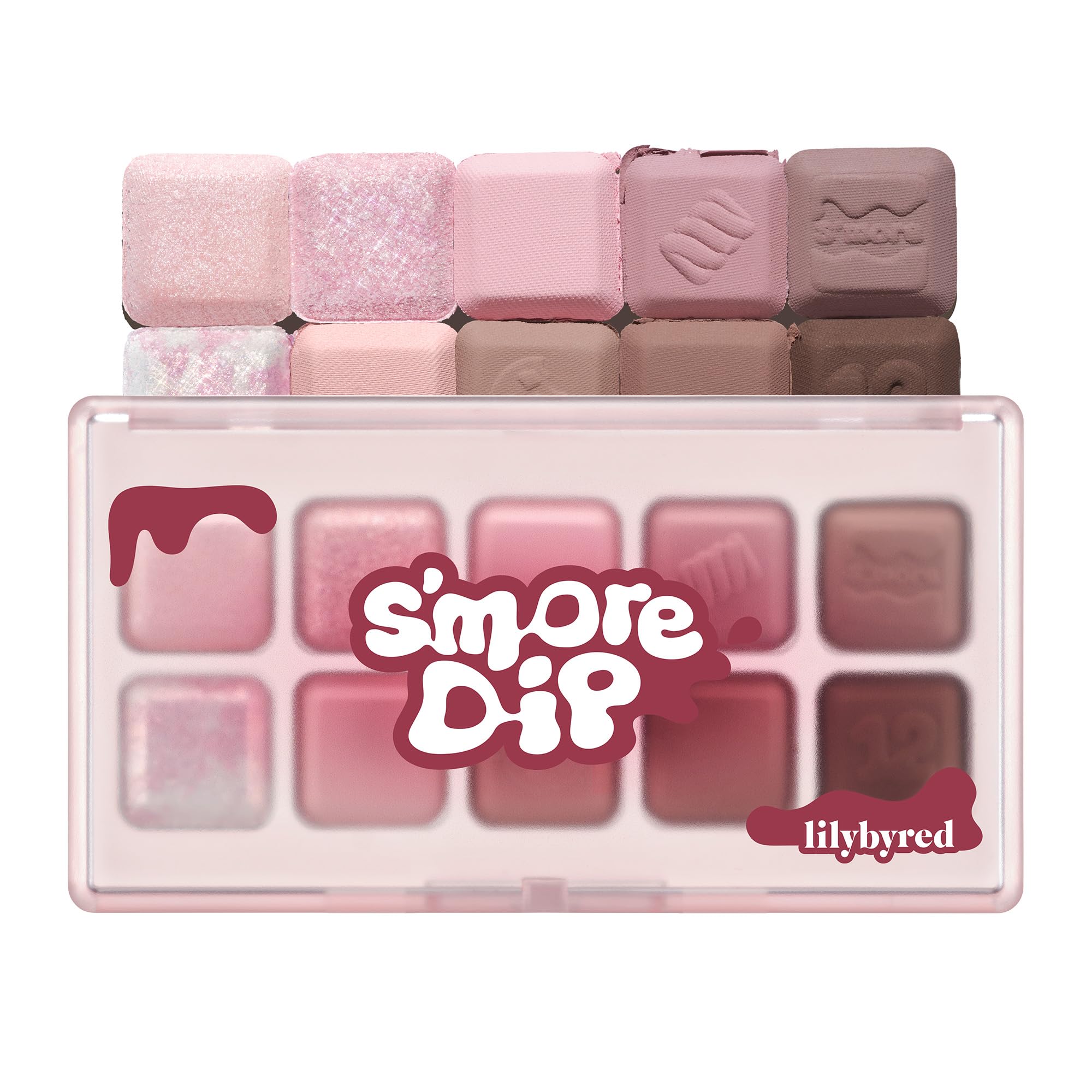 Lilybyred Mood Keyboard palette closed case for portable makeup on the go.