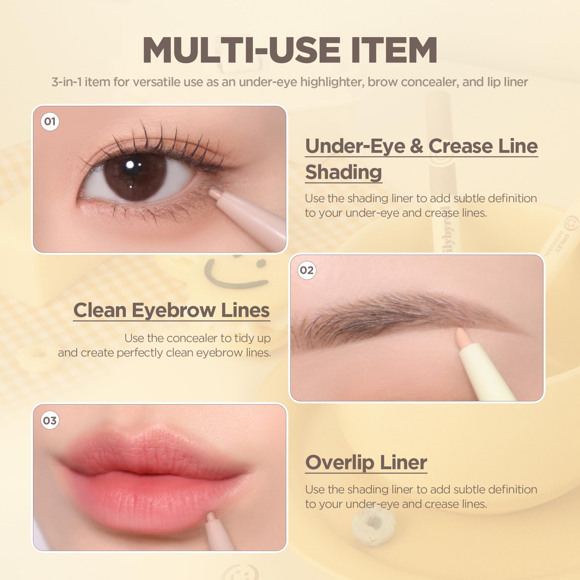 Lilybyred Smiley Aegyosal Eyeliner under eye highlight for a natural glow