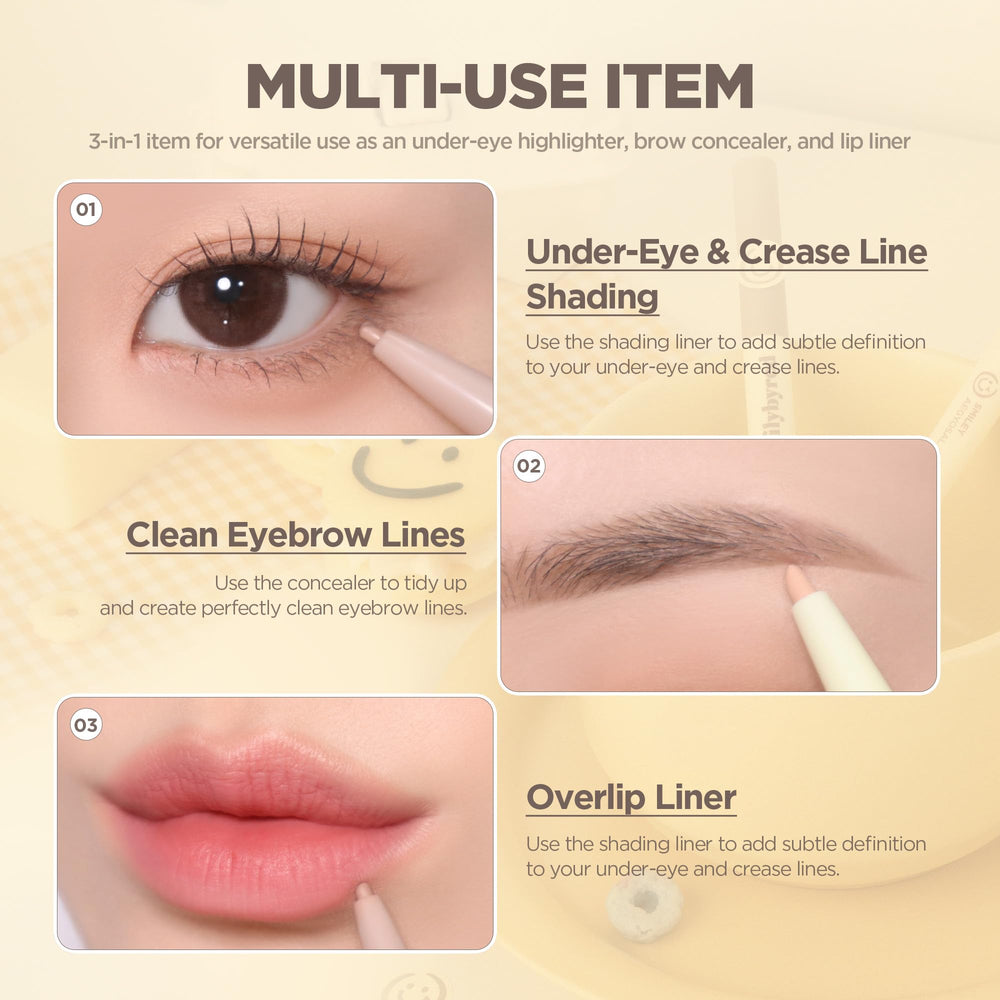 Lilybyred Smiley Aegyosal Eyeliner under eye highlight for a natural glow