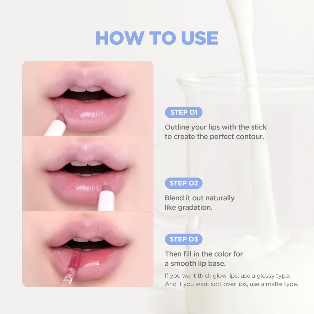 lilybyred Smiley Lip Blending Stick contains almond oil for nourishing feel.
