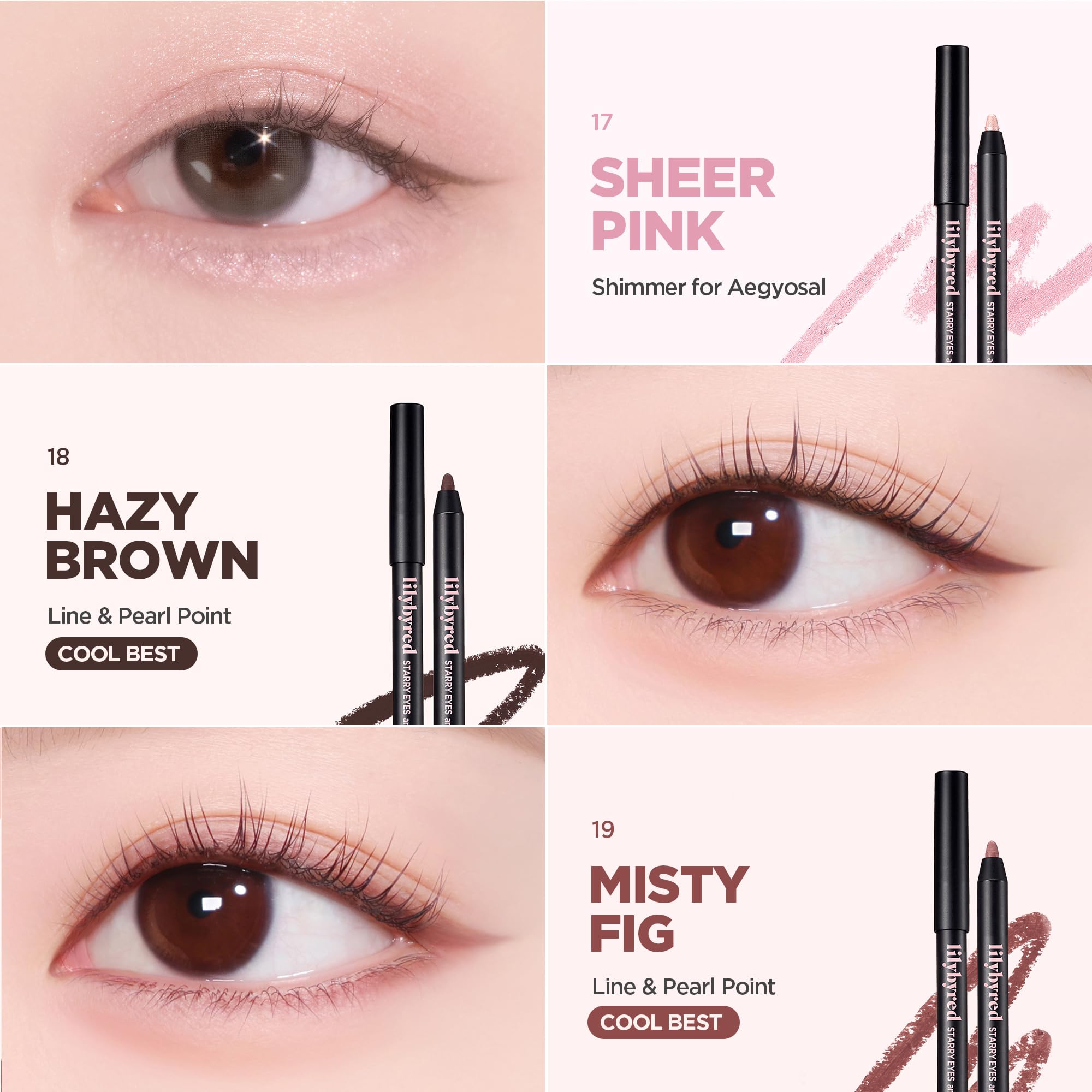 lilybyred Starry Eyes gentle formula suitable for sensitive eyes.