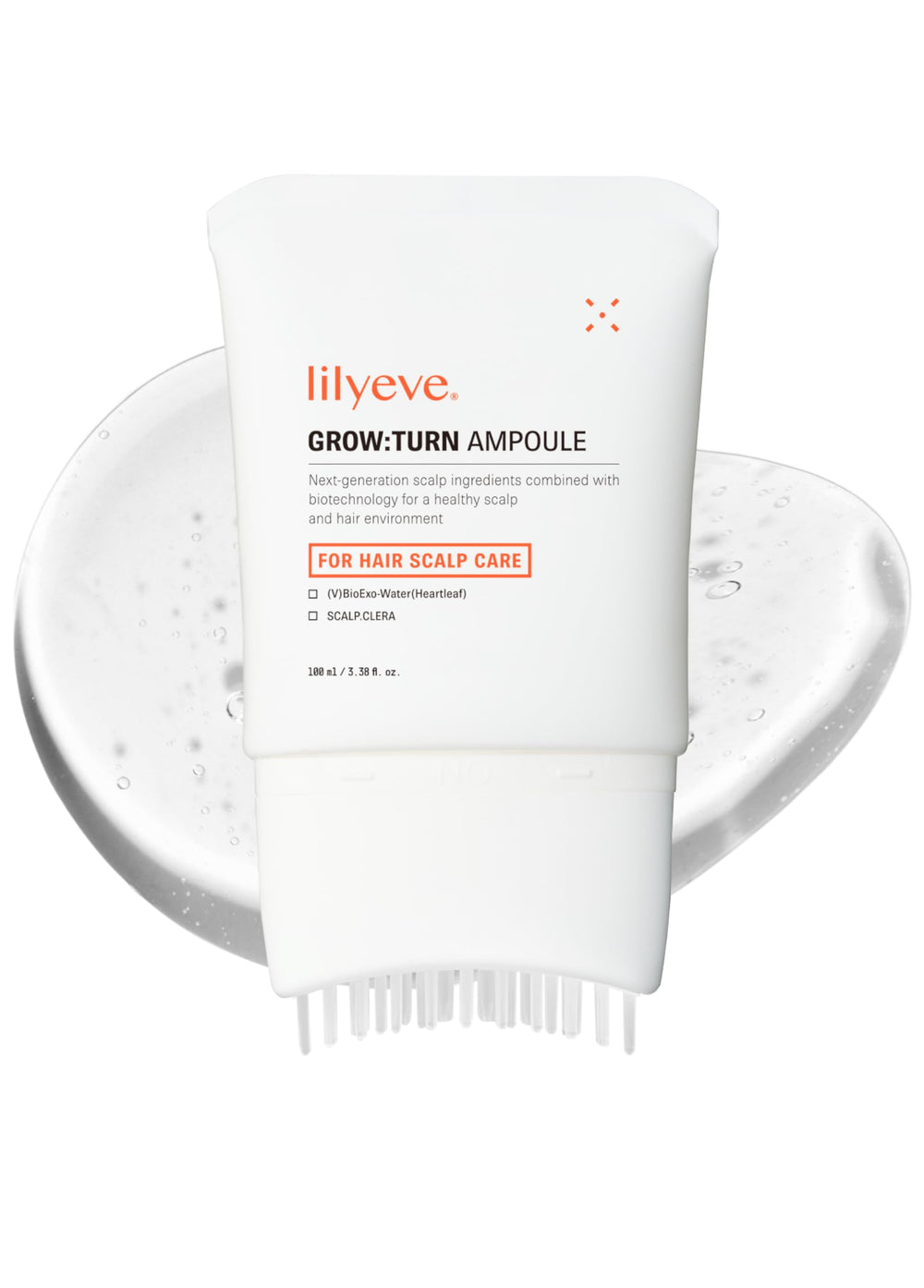 LilyEve GROWTURN bottle with built-in brush for easy application