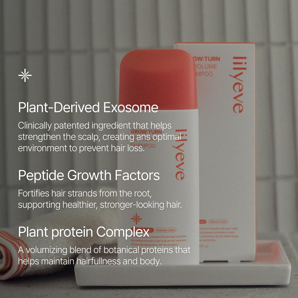 Lilyeve GrowTurn after-wash volume display for fuller-looking hair