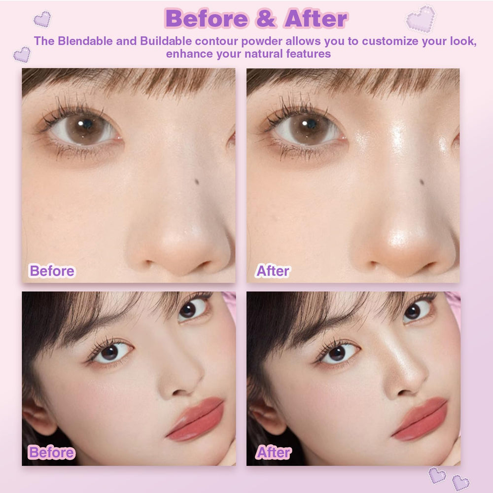 Lilyloria matte contour highlighter for natural definition