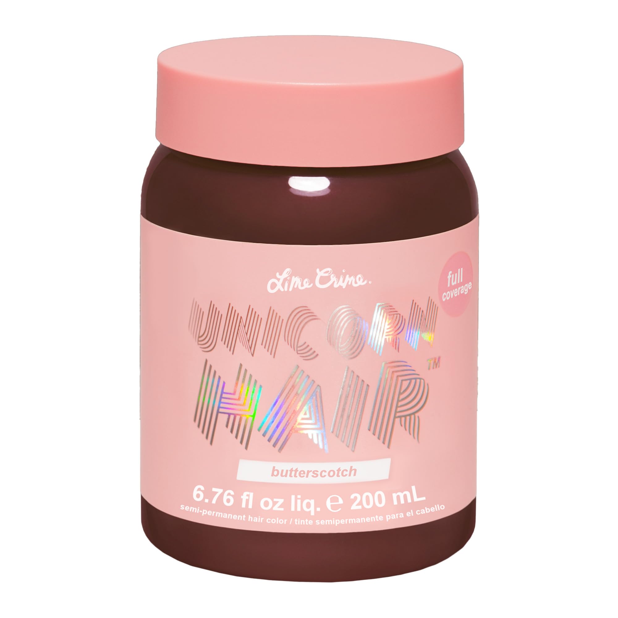 Lime Crime Butterscotch dye bottle for vibrant at-home color transformation