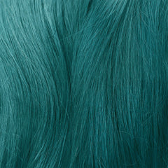 Lime Crime Dirty Mermaid seafoam hair after color delivers vivid, head-turning results.