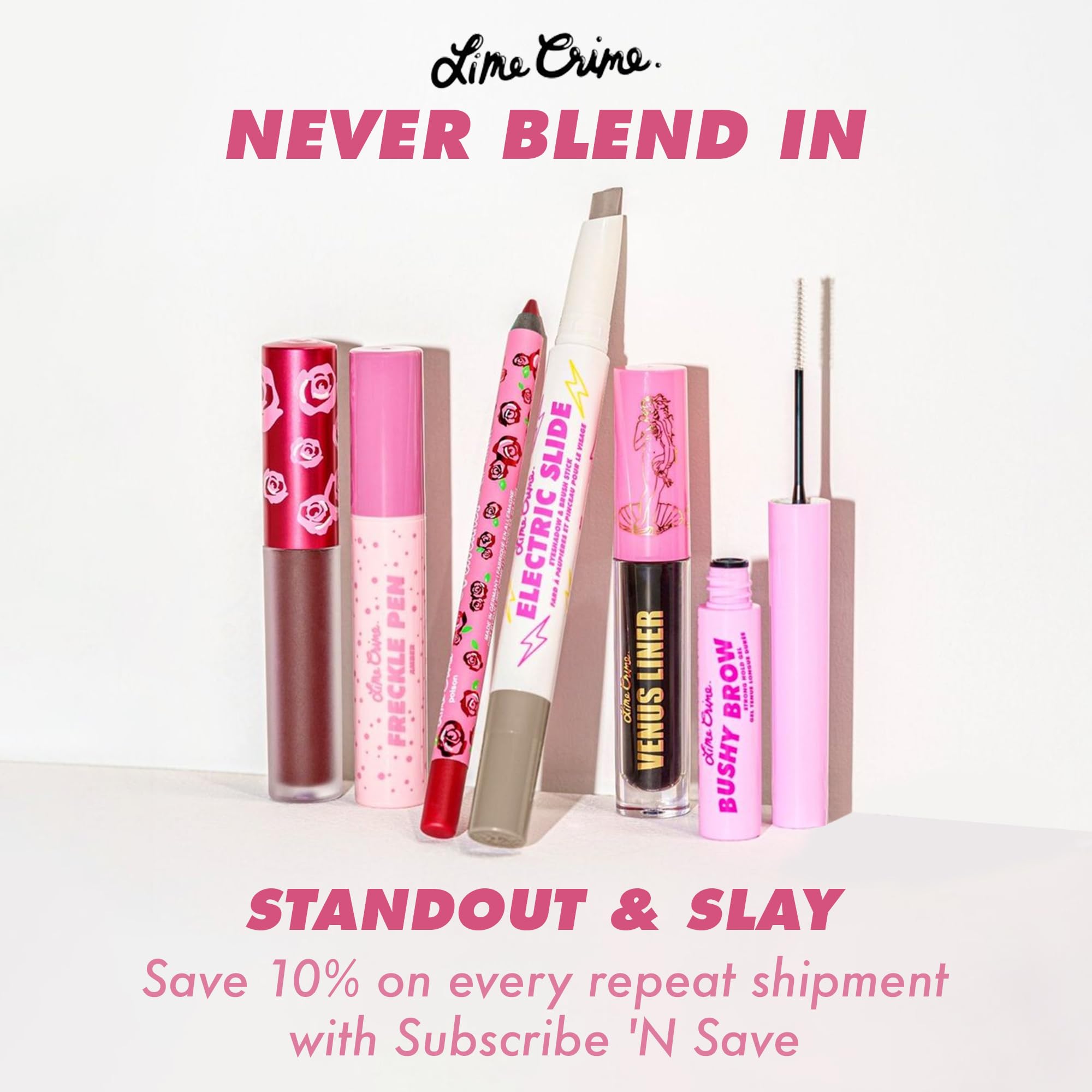 Lime Crime Velvetines vegan and cruelty-free badge emphasizes ethical beauty.