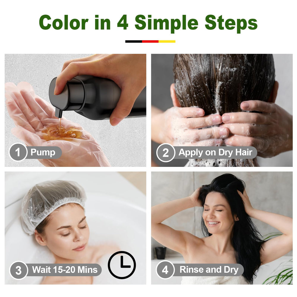 Color develops in 20–40 minutes for quick gray coverage