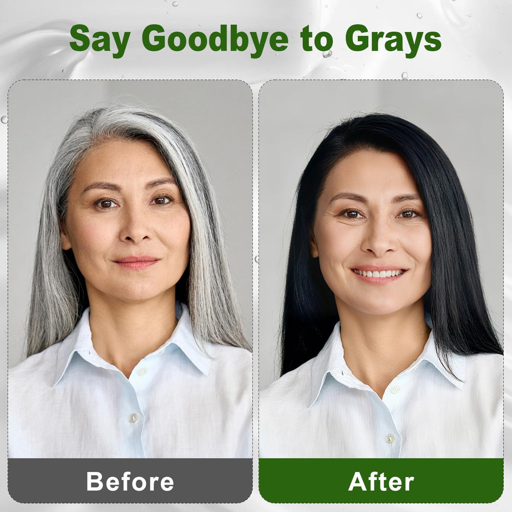 Limer 3-in-1 dye shampoo being pumped onto dry hair for easy application