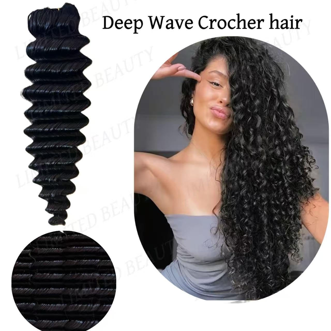 Limited Beauty durable and reusable extensions support multiple wears.