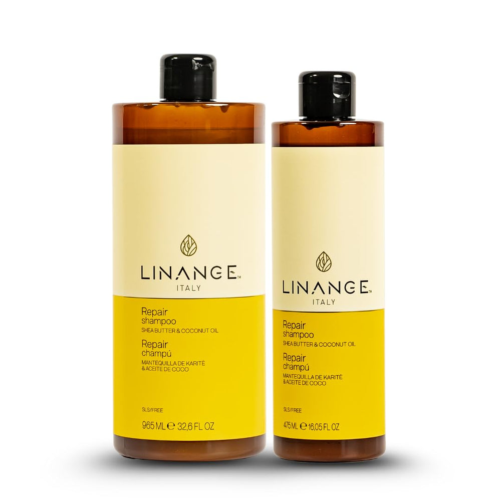 LINANGE Repair Shampoo lathers smoothly during routine wash.