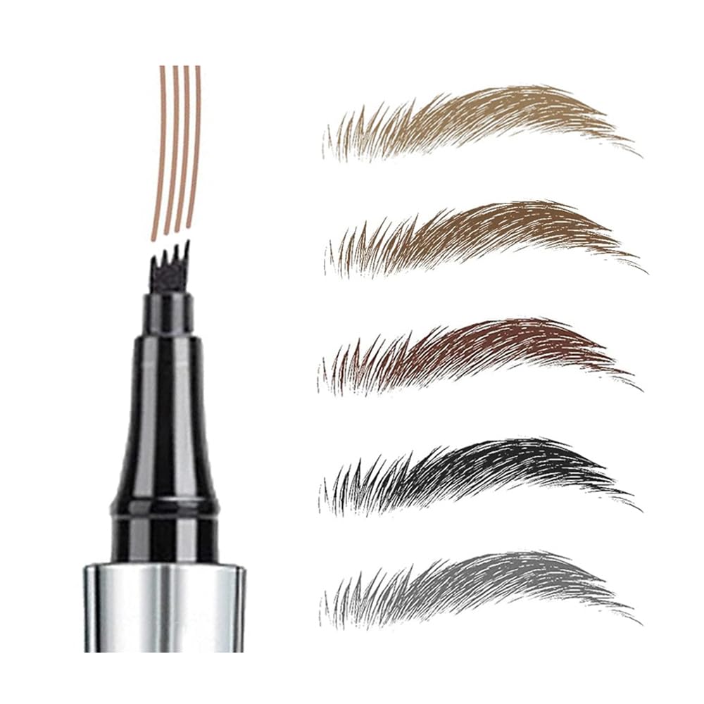 Linble brow pen shows hair-strokes for natural brow definition.