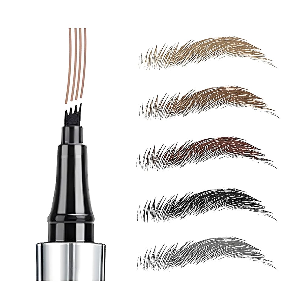 Linble hair-like strokes eyebrow pen in Dark Gray for natural brows.