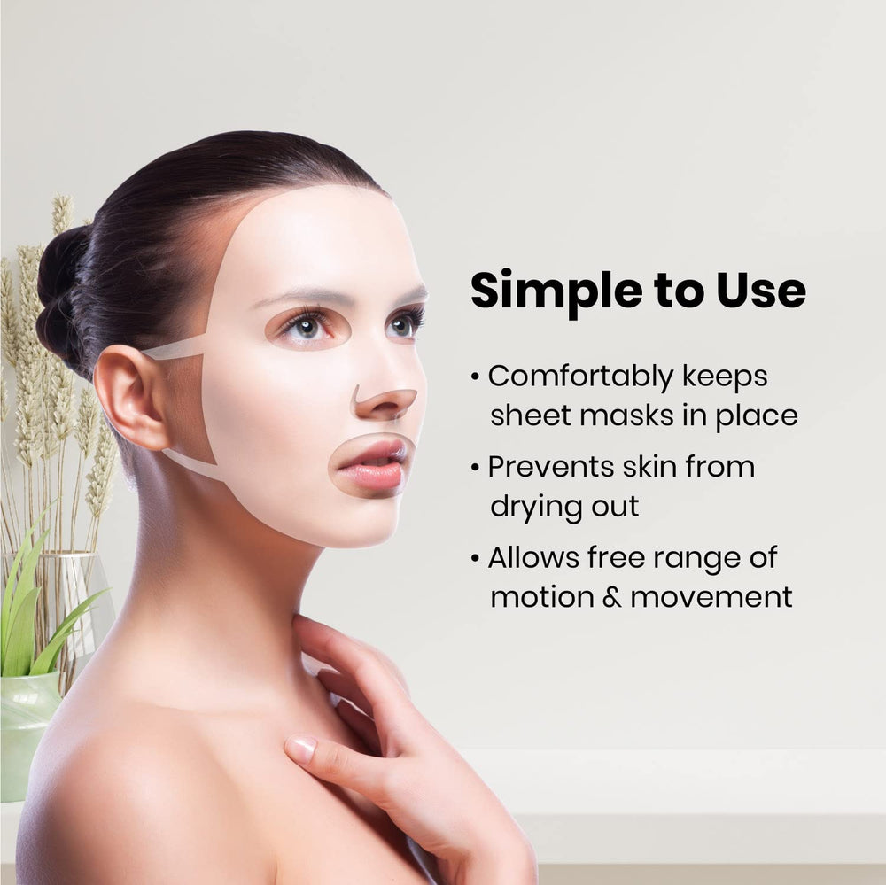 Lindo Silimask moisture lock helps serum absorption by reducing evaporation.