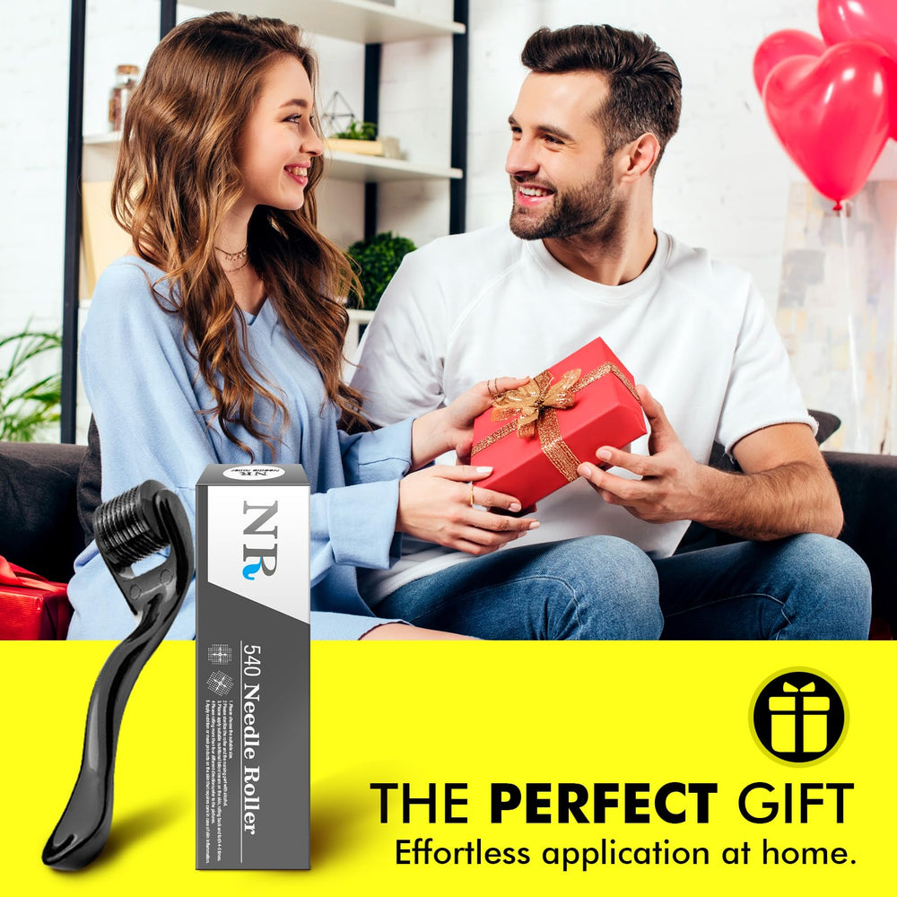 Linduray Skincare glossy-black finish highlights premium, easy-to-grip tool.