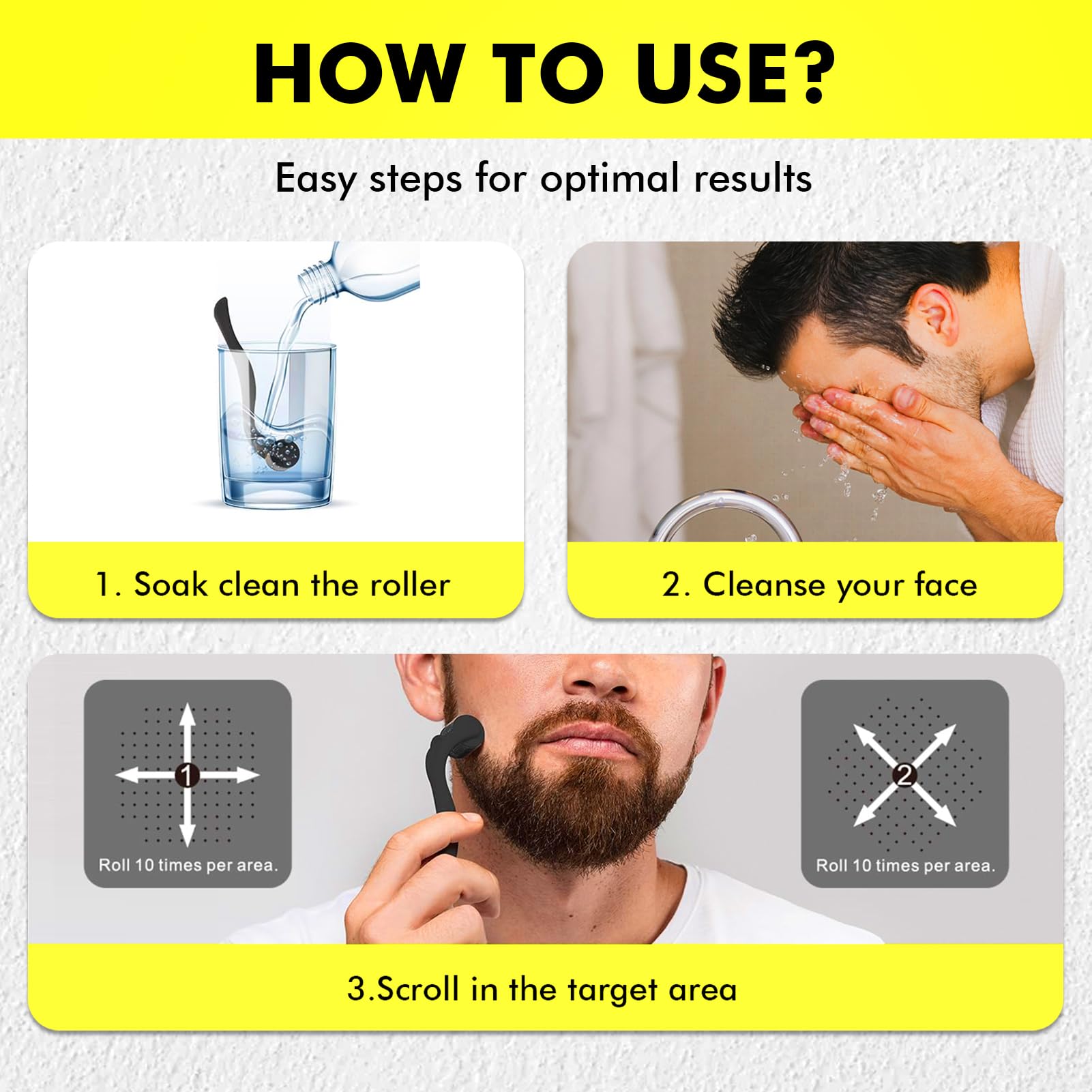 Linduray Skincare compact roller stays hygienic and portable for on-the-go care.