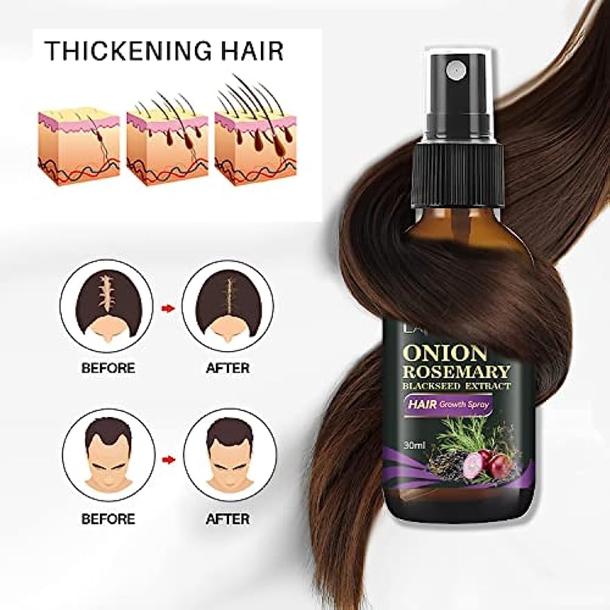LINEDSON hair growth massage demonstrating targeted use.