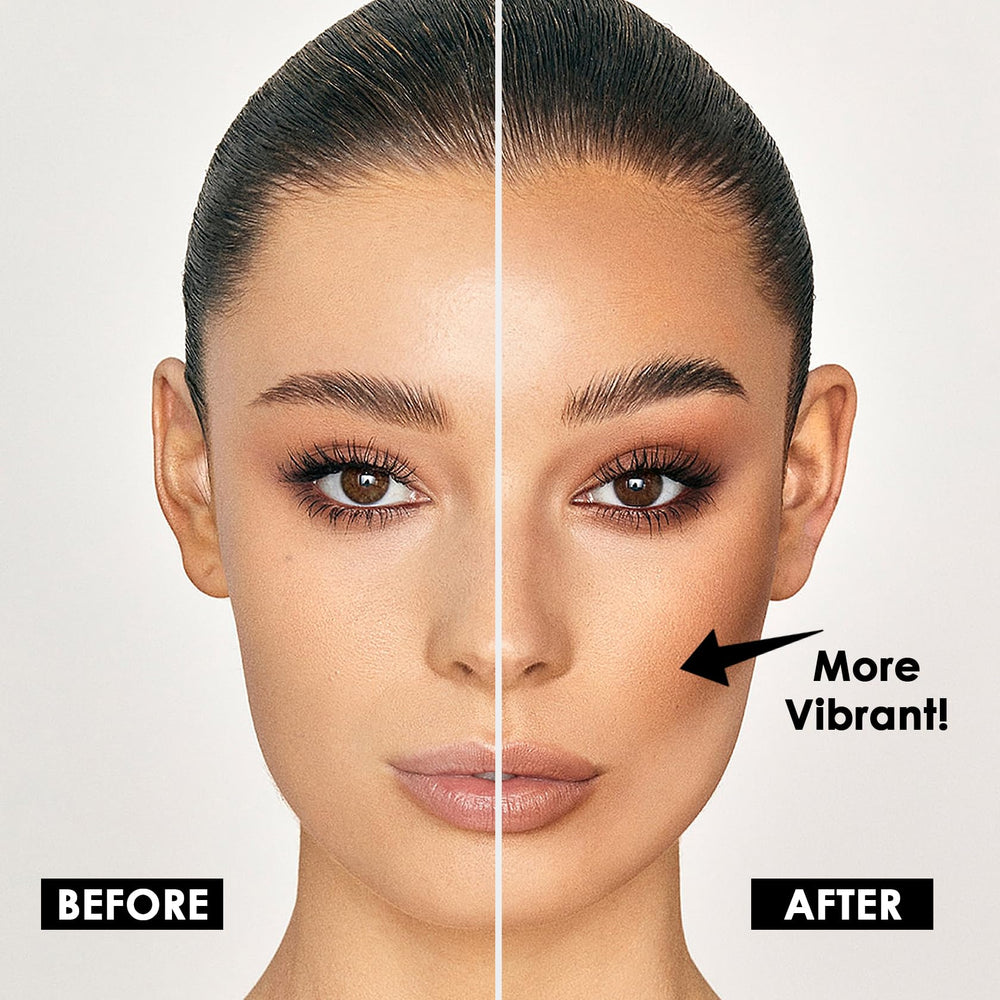 Two-bottle setup demonstrates travel-friendly size for on-the-go touch-ups