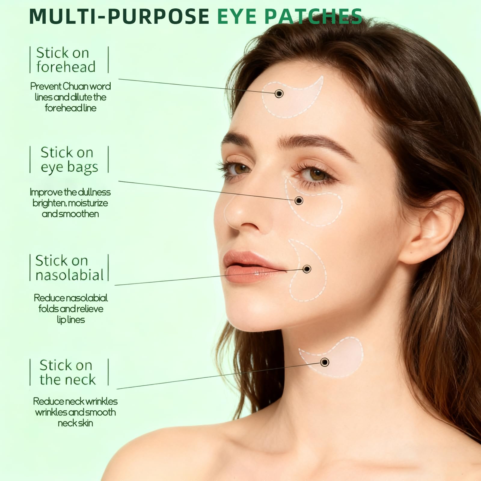 Lingyun Avocado Eye Mask cream swatch shows hydration and balance.