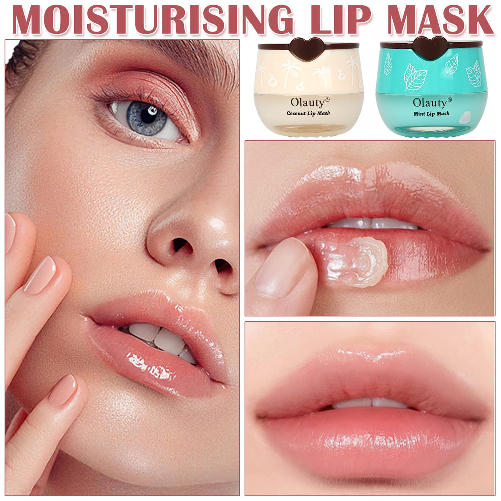 Lingyun propolis fruity extracts lip care jar reveals natural ingredients for lips.