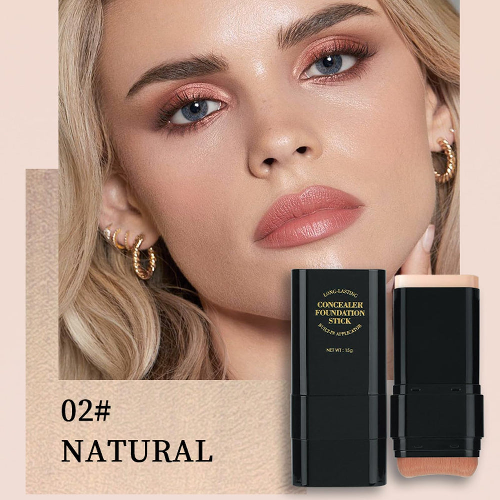 Lingyun waterproof long-wear foundation stick delivers durable finish in any condition.