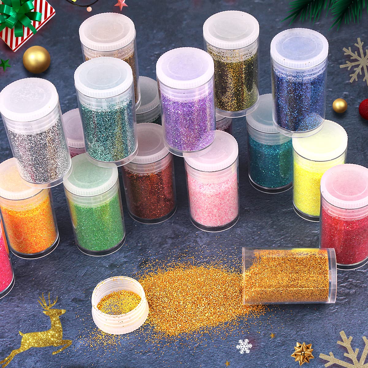Linwulte cosmetic glitter for body art and makeup with safe formula