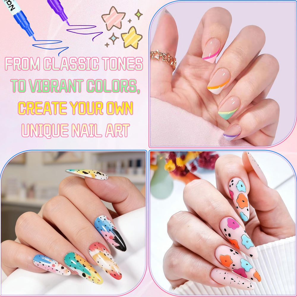 Linyuant Magiart 12 vibrant shades for bold, customizable nail designs