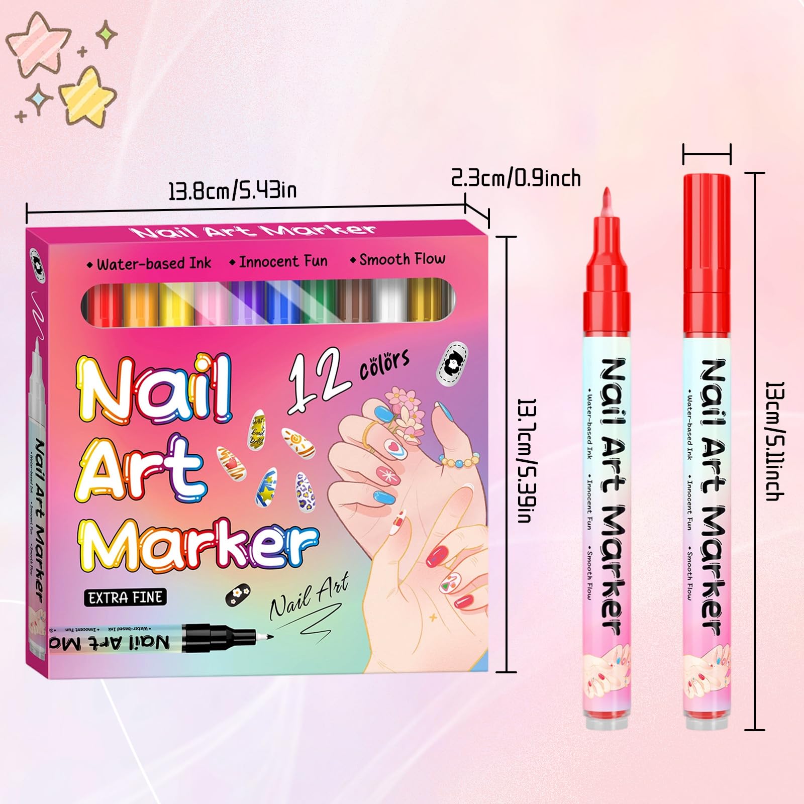 Linyuant Magiart 0.5mm precision tip for fine lines and detailed patterns