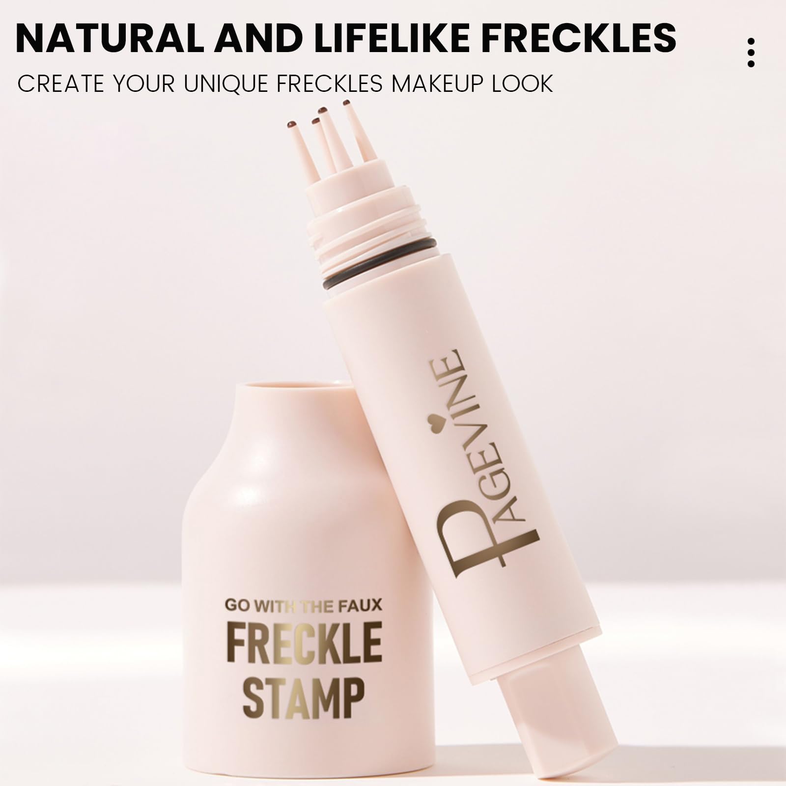Liopif freckle stamp pen is vegan and cruelty-free, with ethical appeal.