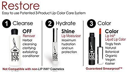 Lip Ink Liquid Trial kit USA-made vegan and kosher formulation