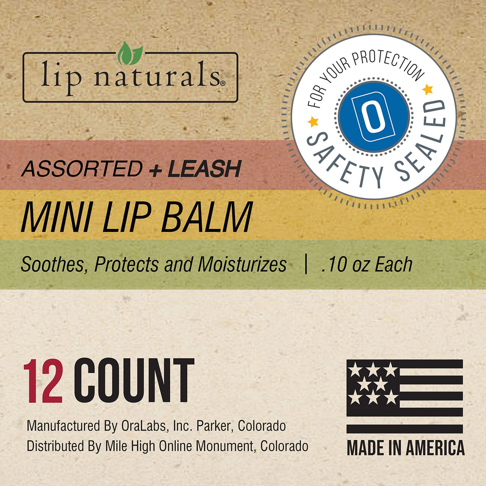 Lip Naturals made in USA badge signaling quality