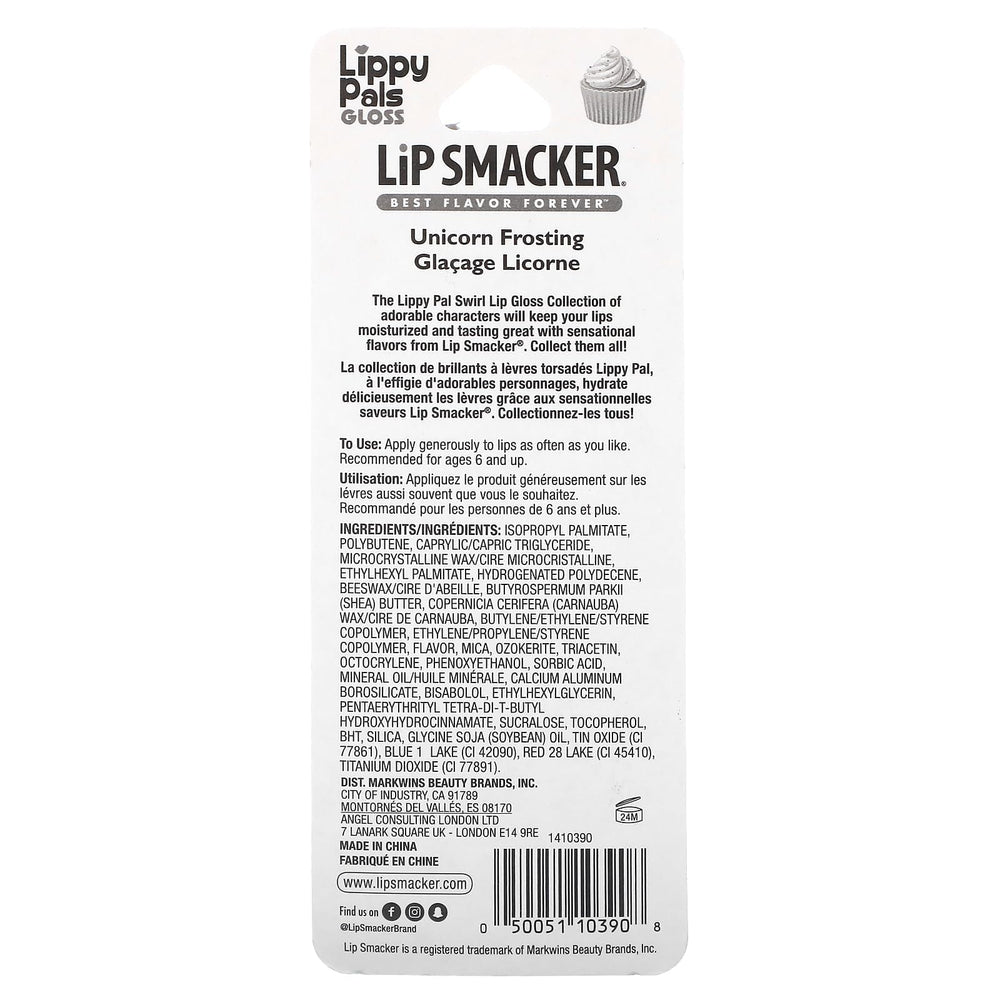 Lip Smacker Lippy Pals Unicorn Frosting character on tube, ideal giftable fun