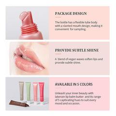 Lipbalm Iced Coffee close-up highlighting warm brown tone and nourishing formula.
