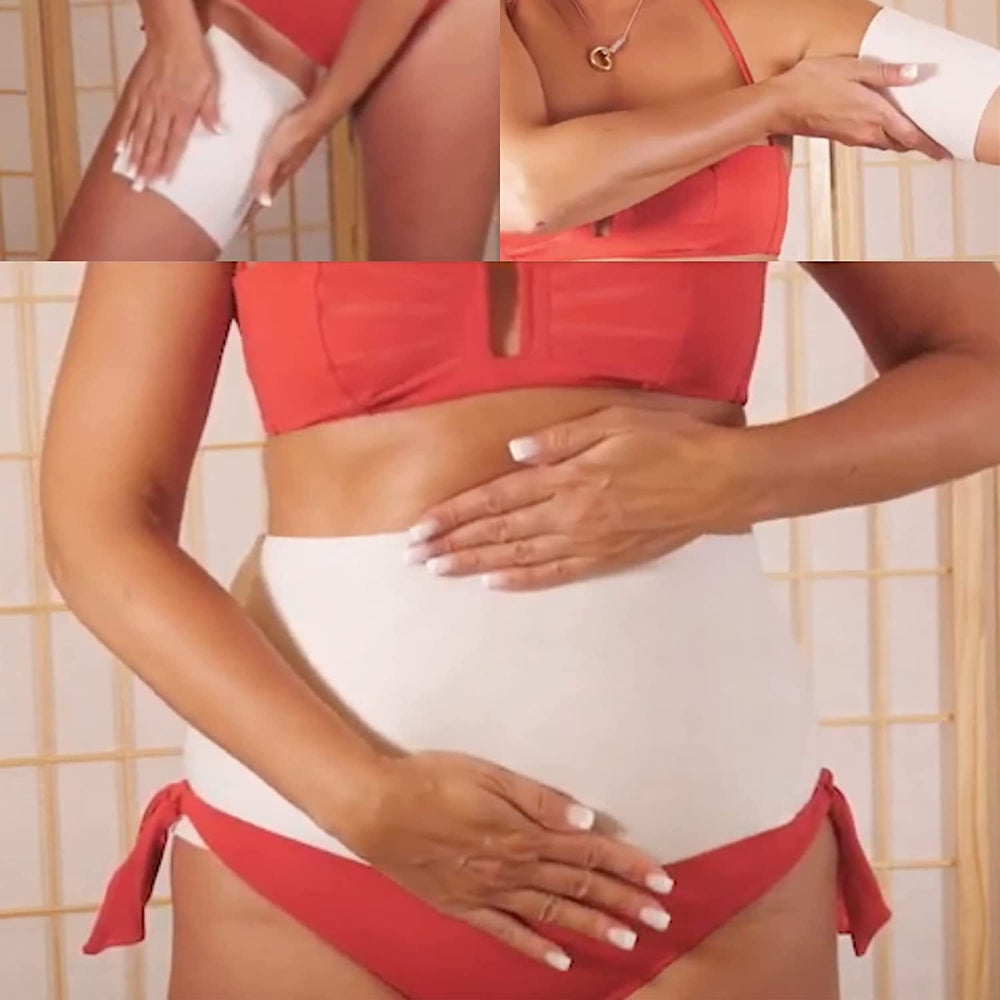 Lipo Applicator thigh wrap smoothing skin and improving leg appearance