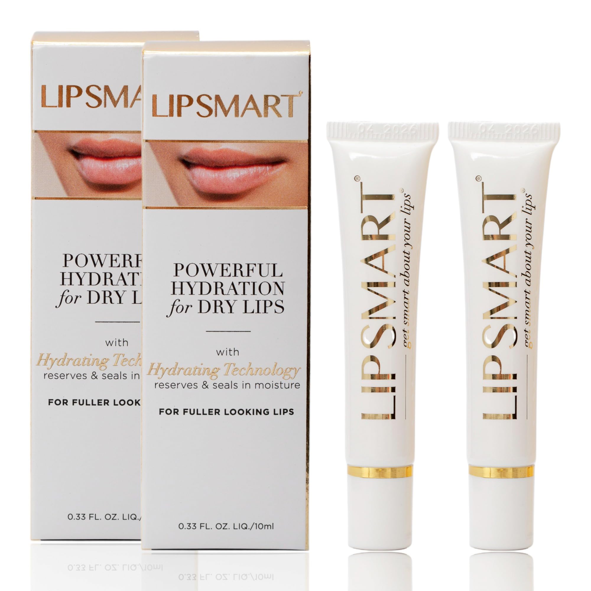 LipSmart Ultra Hydrating Lip Treatment bottle close-up showing rich moisture protection.