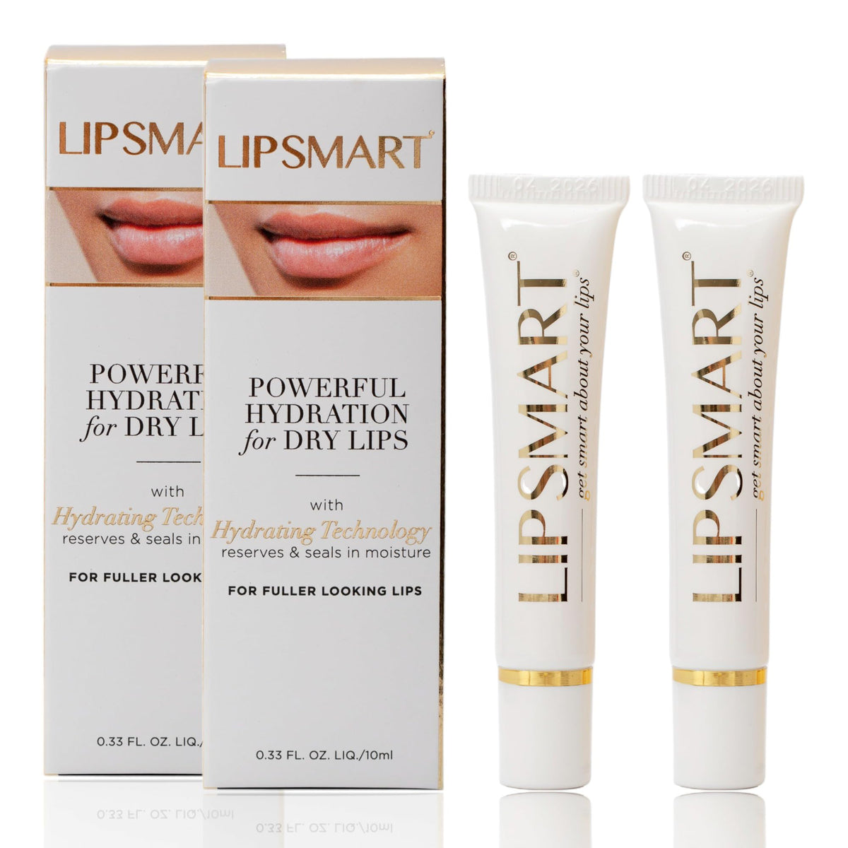 LipSmart Ultra Hydrating Lip Treatment bottle close-up showing rich moisture protection.