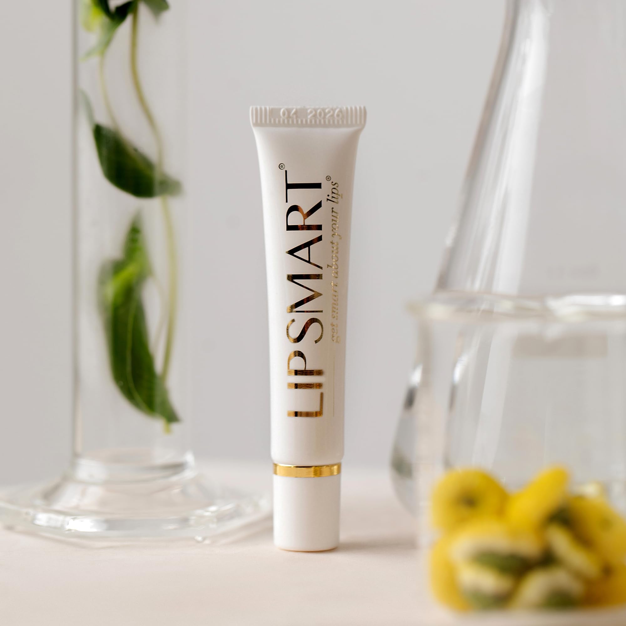 LipSmart Ultra Hydrating Lip Treatment packaging on display conveys premium hydration.