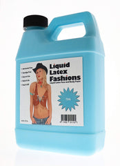 Teal party-ready look on skin for festive occasions