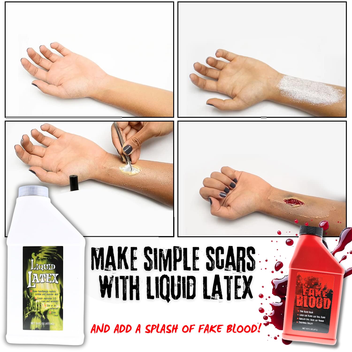 Liquid Latex Fashions winter shipping advisory helps keep product usable.