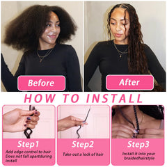 Liqusee no-weft braiding hair ready for lightweight styles